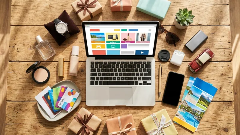 Types de cadeaux à gagner